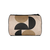 Beige Abstract Gym Bag