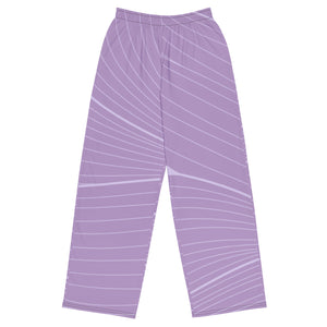 Lavender Wide-Leg Pants