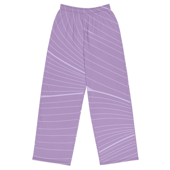 Lavender Wide-Leg Pants