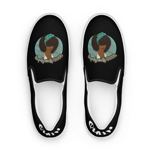 UQ logo canvas shoes